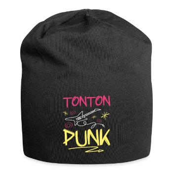 Tonton Punk Rock - Bonnet en jersey - noir - Devant