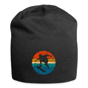 Skateboarder Skateboard Skater Skate Skateing - Jersey Beanie - black - Front