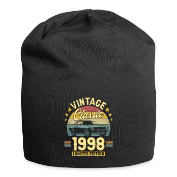 Voiture Vintage 1998 25 Ans Anniversaire - Bonnet en jersey - noir - Devant