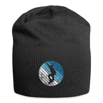 Skateboard Skateboarder Skater Skate Skateing - Jersey Beanie - black - Front