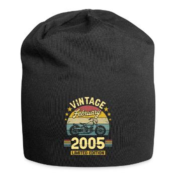 Vintage Février 2005 18 Ans Anniversaire - Bonnet en jersey - noir - Devant