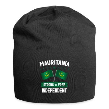 Mauritanie - Bonnet en jersey - noir - Devant