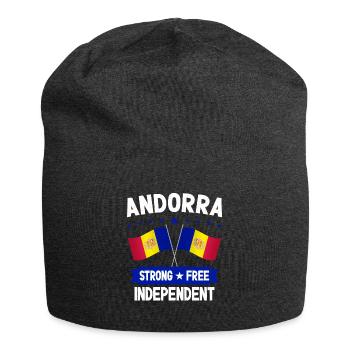 Andorra - Jersey Beanie - charcoal grey - Front