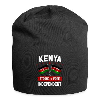 Kenya - Bonnet en jersey - noir - Devant