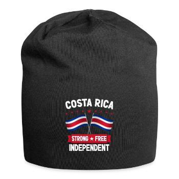 Costa Rica - Jersey-Beanie - Schwarz - Vorne