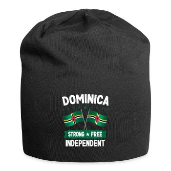 Dominica - Jersey Beanie - black - Front