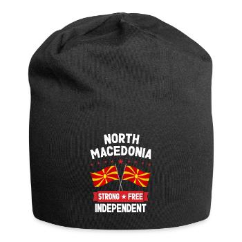 North Macedonia - Jersey Beanie - black - Front