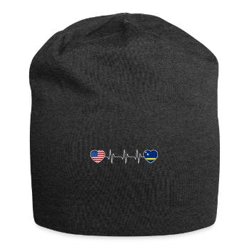 Curaçao - Jersey Beanie - charcoal grey - Front