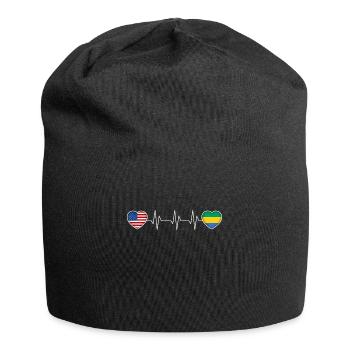 Gabon - Jersey Beanie - black - Front