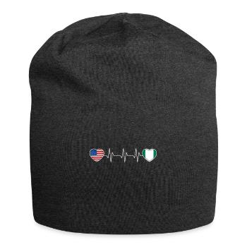 Nigéria - Bonnet en jersey - charbon - Devant