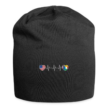 Réunion - Jersey-Beanie - Schwarz - Vorne