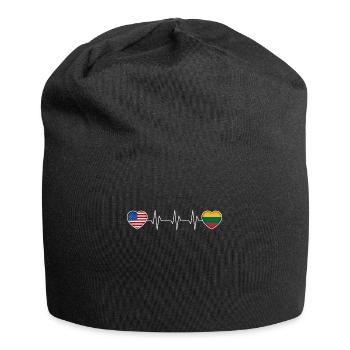 Lituanie - Bonnet en jersey - noir - Devant