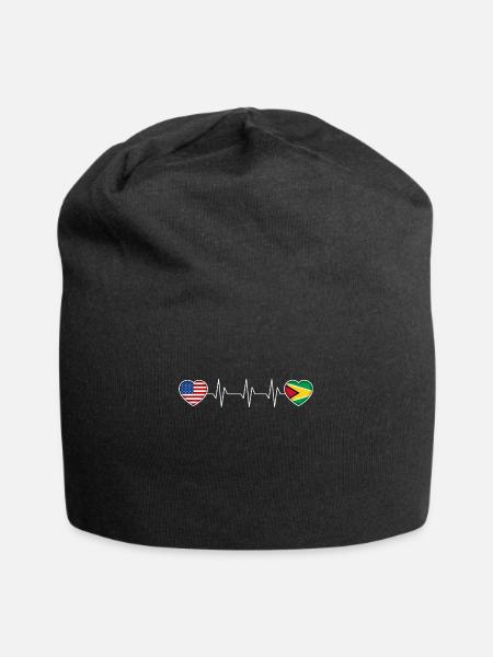 Guyana - Bonnet en jersey - noir