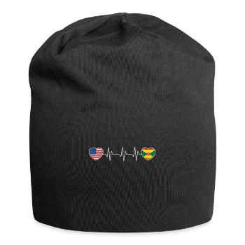 Grenada - Jersey-Beanie - Schwarz - Vorne