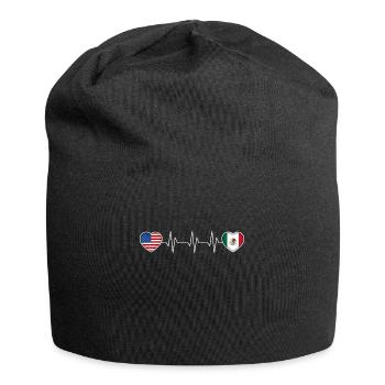 Mexiko - Jersey-Beanie - Schwarz - Vorne