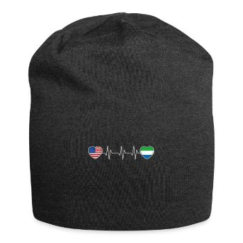Sierra Leone - Jersey Beanie - charcoal grey - Front