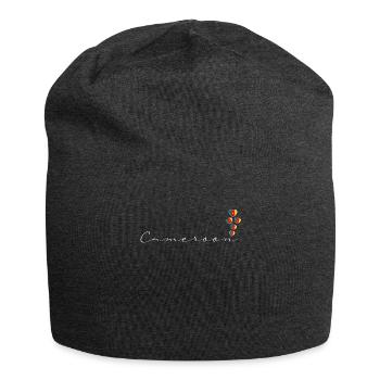 Kamerun - Jersey-Beanie - Anthrazit - Vorne