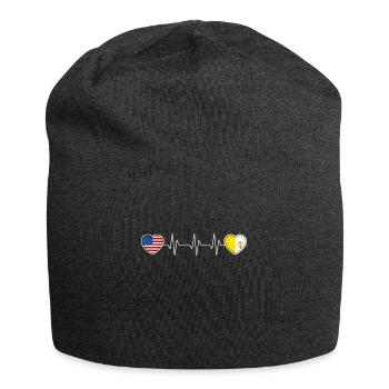 Vatican - Bonnet en jersey - charbon - Devant