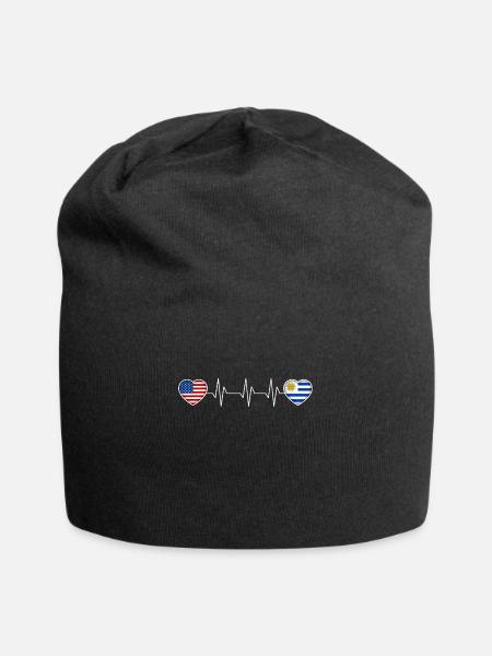 Uruguay - Jersey-Beanie - Schwarz