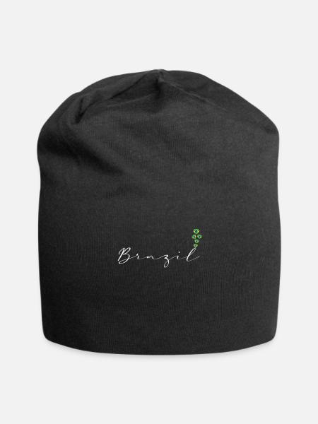 Brésil - Bonnet en jersey - noir