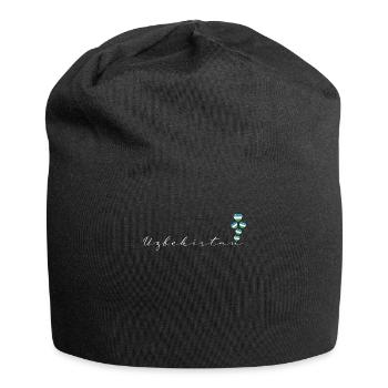 Ouzbékistan - Bonnet en jersey - noir - Devant