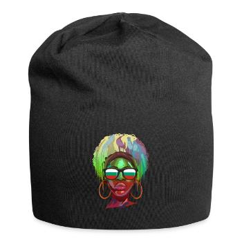 Bulgarien - Jersey-Beanie - Schwarz - Vorne