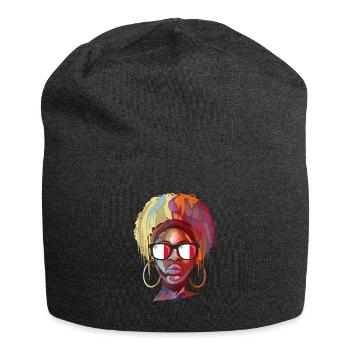 Malte - Bonnet en jersey - charbon - Devant
