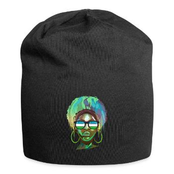 Ouzbékistan - Bonnet en jersey - noir - Devant