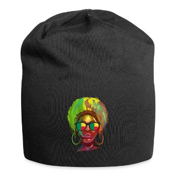 Benin - Jersey-Beanie - Schwarz - Vorne