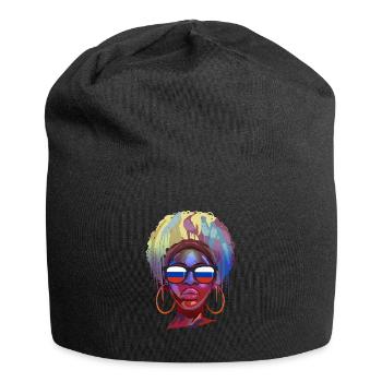 Russland - Jersey-Beanie - Schwarz - Vorne