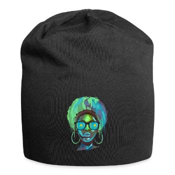Kazakhstan - Bonnet en jersey - noir - Devant