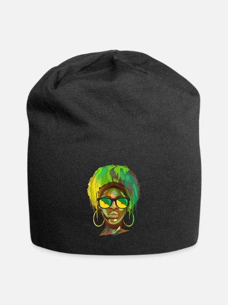 Guyane française - Bonnet en jersey - noir