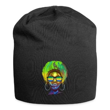 Gabon - Jersey Beanie - black - Front