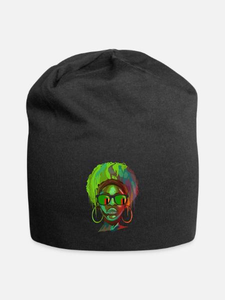 Zambia - Jersey Beanie - black