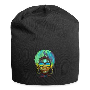Ruanda - Jersey-Beanie - Schwarz - Vorne