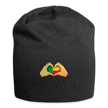 Benin - Jersey-Beanie - Schwarz - Vorne