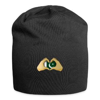 Pakistan - Bonnet en jersey - noir - Devant