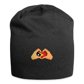 Timor oriental - Bonnet en jersey - noir - Devant