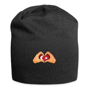 Osmanisches Reich - Jersey-Beanie - Schwarz - Vorne