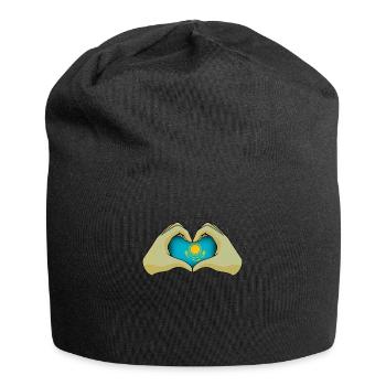 Kazakhstan - Bonnet en jersey - noir - Devant