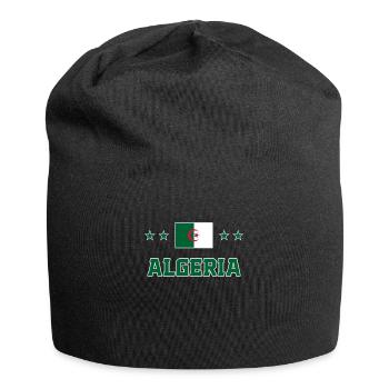 Algerien - Jersey-Beanie - Schwarz - Vorne