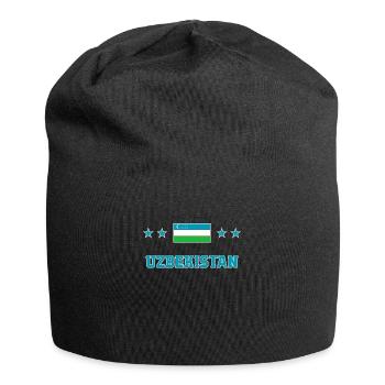 Ouzbékistan - Bonnet en jersey - noir - Devant