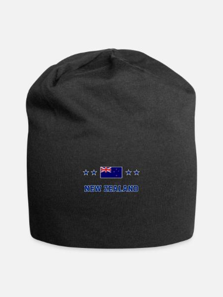 Nouvelle Zélande - Bonnet en jersey - noir