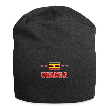 Uganda - Jersey Beanie - charcoal grey - Front