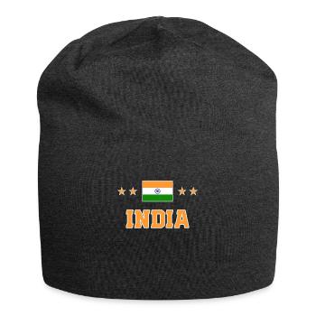 Indien - Jersey-Beanie - Anthrazit - Vorne
