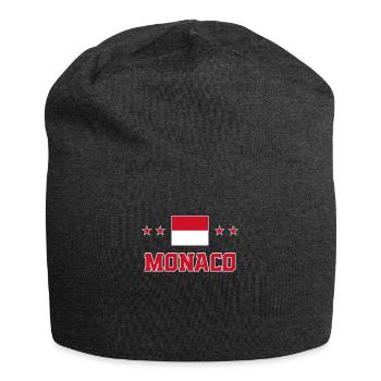 Monaco - Jersey Beanie - charcoal grey - Front