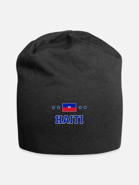 Haïti - Bonnet en jersey - noir