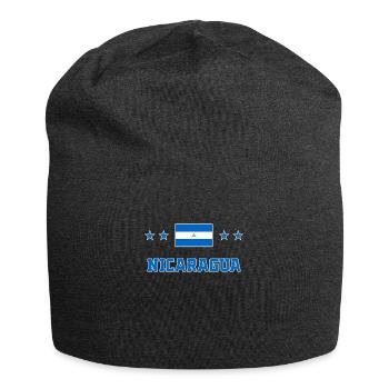 Nicaragua - Jersey-Beanie - Anthrazit - Vorne