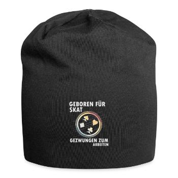 Skat - Jersey-Beanie - Schwarz - Vorne