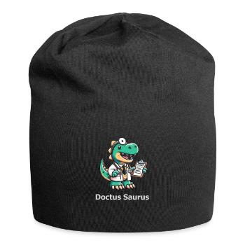 Doctus Saurus Arzt Doktor - Jersey-Beanie - Schwarz - Vorne